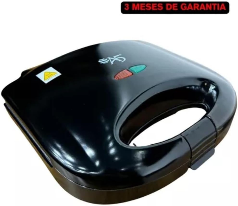 Antiaderente Sanduicheira Elétrica Grill Antiaderente 110v - Imagem 4