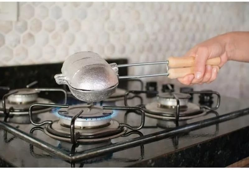 Kit 2 Sanduicheira Torradeira Pão Forma Francês Aluminio(Baurutex) - Imagem 7
