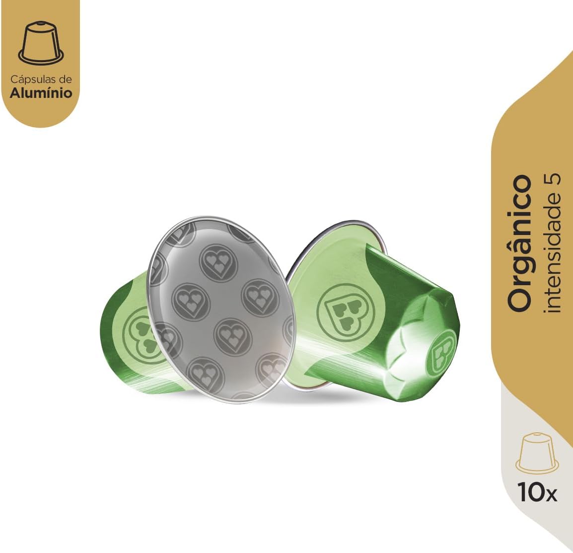3 Corações Pack Cápsulas de Café Orgânico, Compatíveis com Nespresso, contém 40 un - Imagem 4