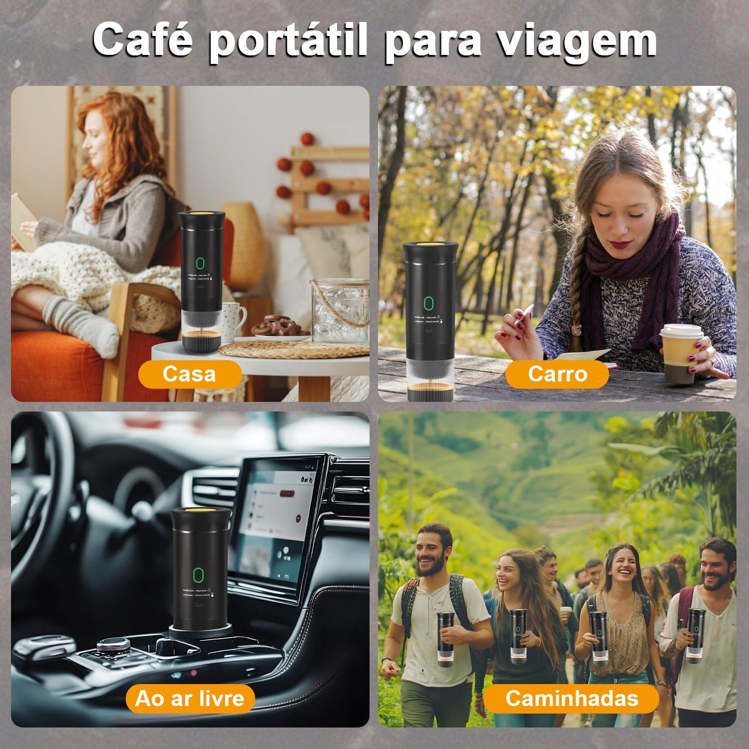 Cafeteira Portatil, Cafeteira Autoaquecida para Carro com USB-C - Imagem 7