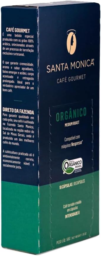 Cápsula de Café Santa Mônica Orgânica - compatíveis com Nespresso (10 unid) - Imagem 3