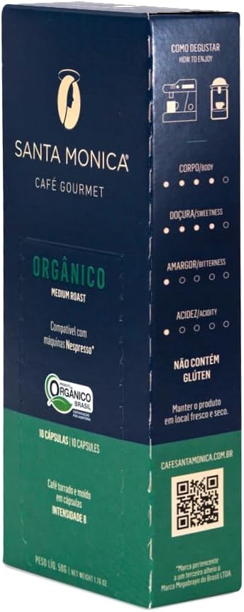 Cápsula de Café Santa Mônica Orgânica - compatíveis com Nespresso (10 unid) - Imagem 4