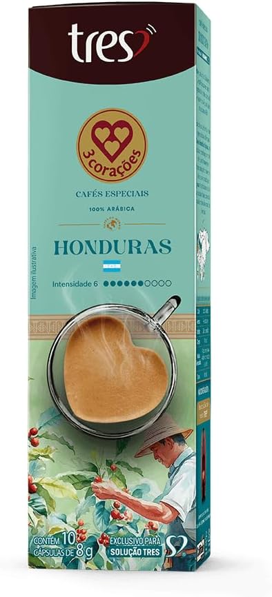 Cápsula de Café Regiões do Mundo Honduras TRES 10 unid - Imagem 4
