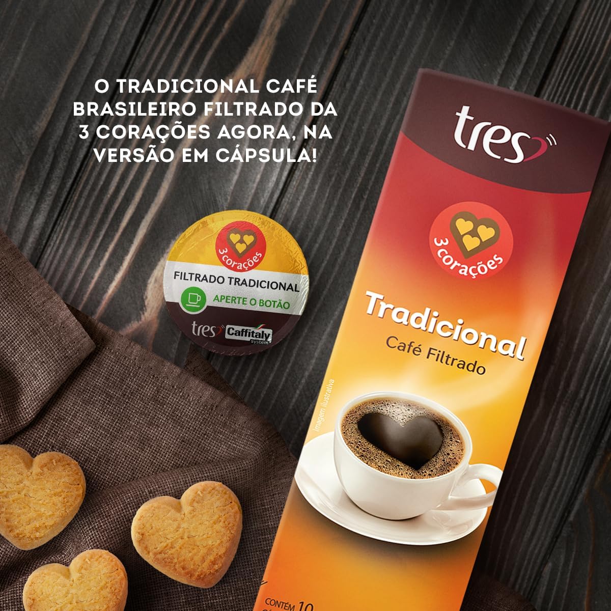 3 Corações Cápsula Café Filtrado TRES - 10 unidades - Imagem 5
