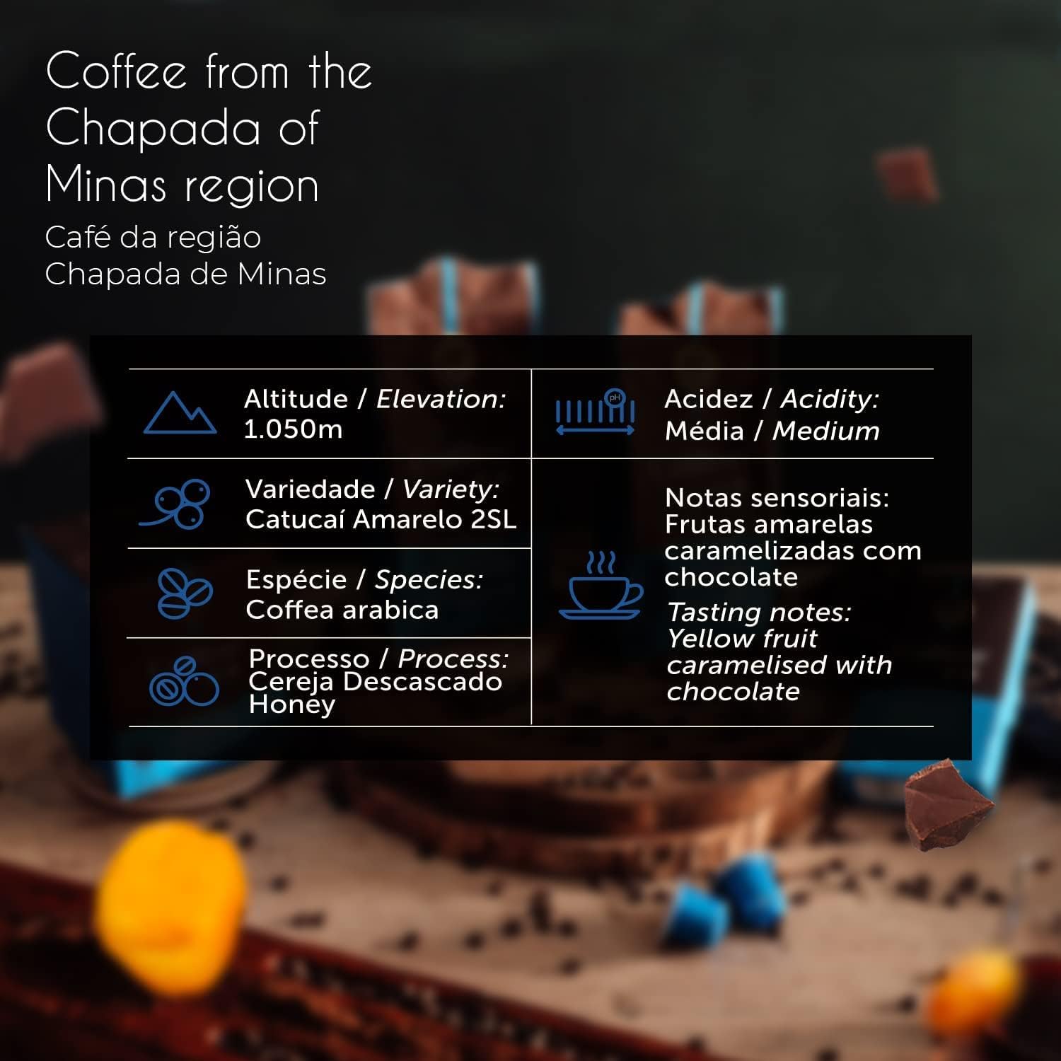 Capsula De Café Espresso Coffee Mais Variedades (CHAPADA DE MINAS + GEISHA) - Imagem 3