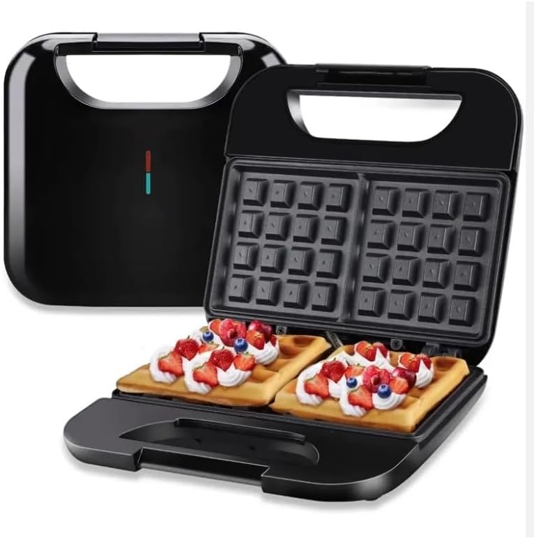 Máquina de sanduíches 3 em 1 com ferro para waffles 110V e 220V(220v) - Imagem 4