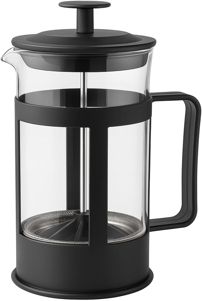 Cafeteira de Prensa Francesa de Vidro com Alça Rígida 1000ml - Imagem 2