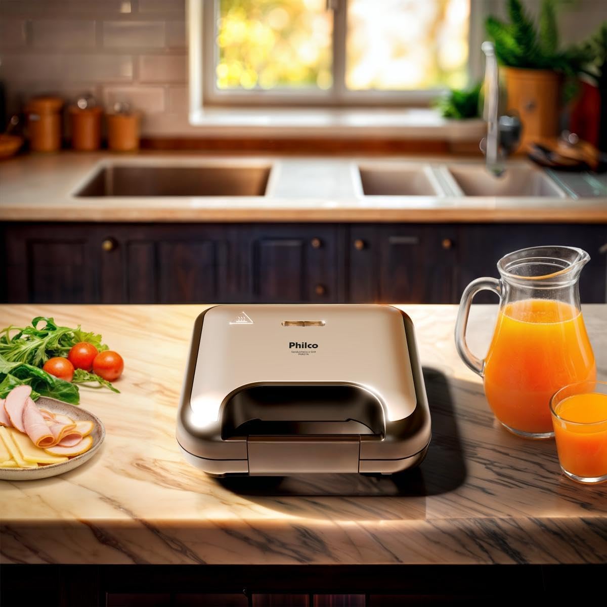 Sanduicheira e Grill Philco Acabamento em Inox 750W PGR27A - 220V - Imagem 11