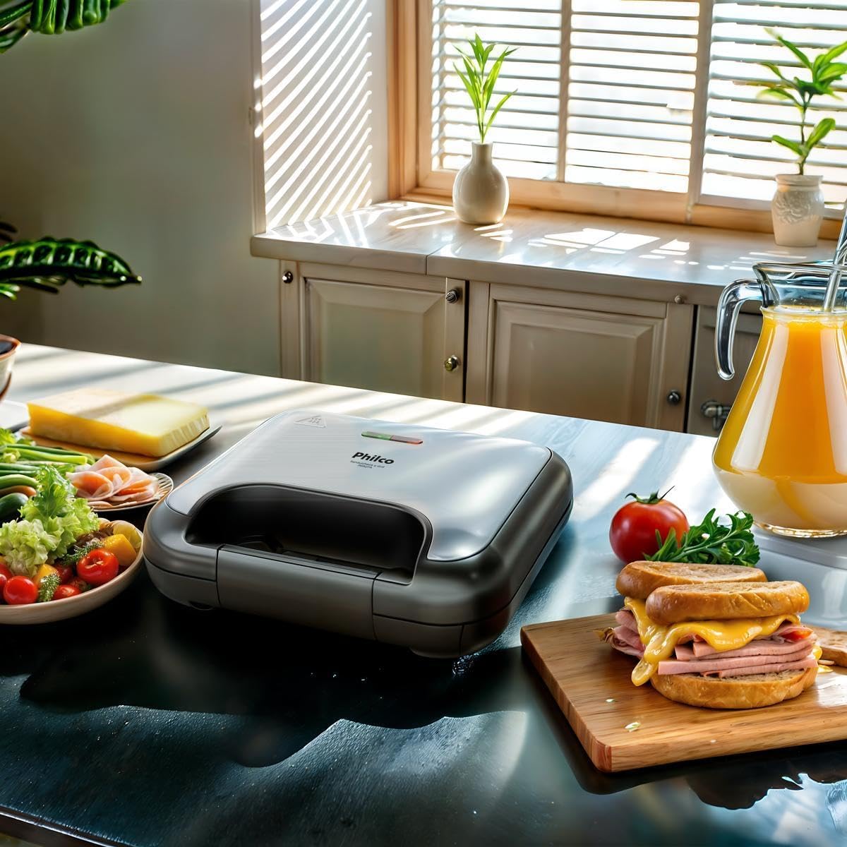 Sanduicheira e Grill Philco Acabamento em Inox 750W PGR27A - 220V - Imagem 10