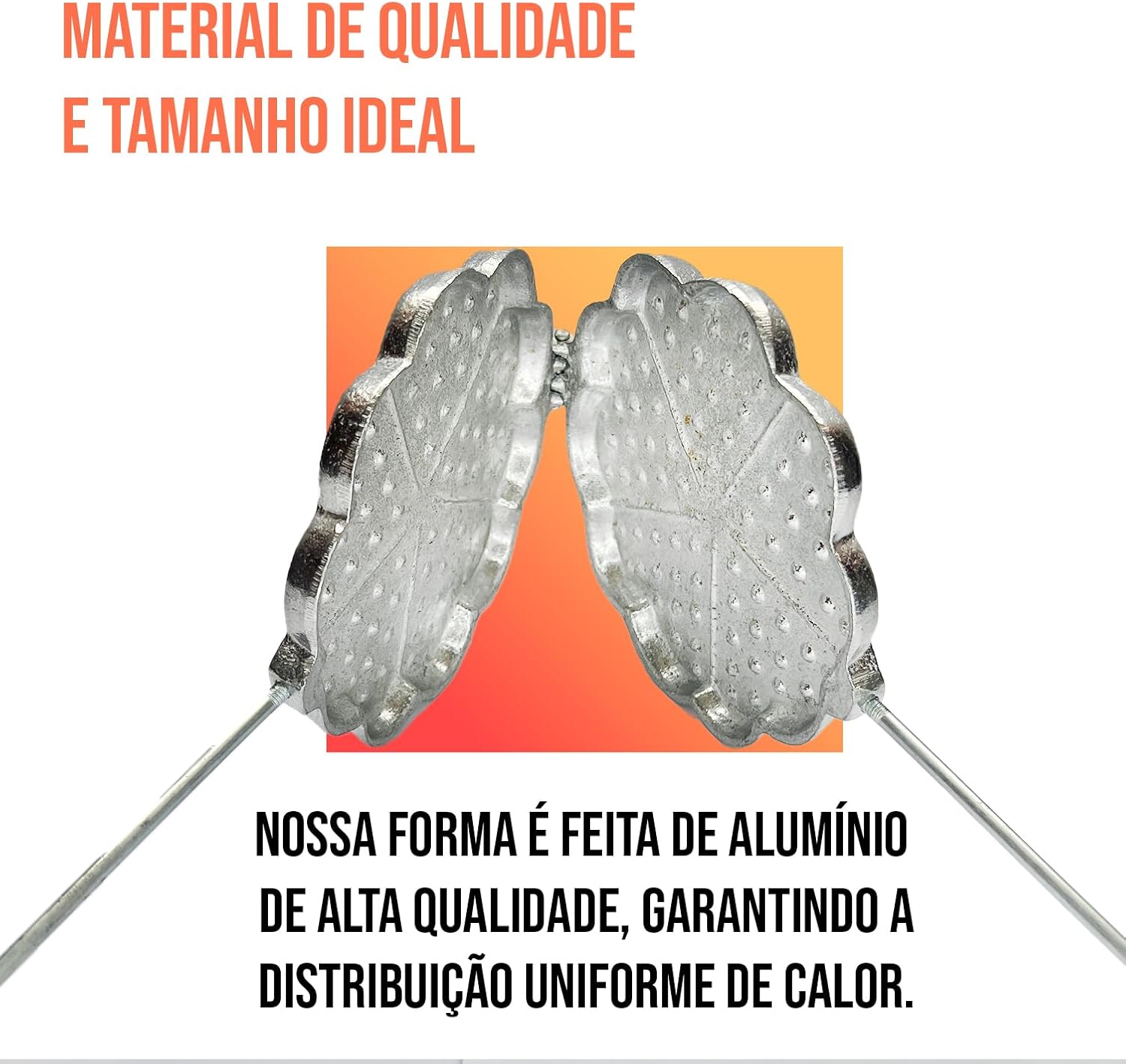Sanduicheira Forma Flor de Waffle Crepe Para Fazer No Fogão - Imagem 4