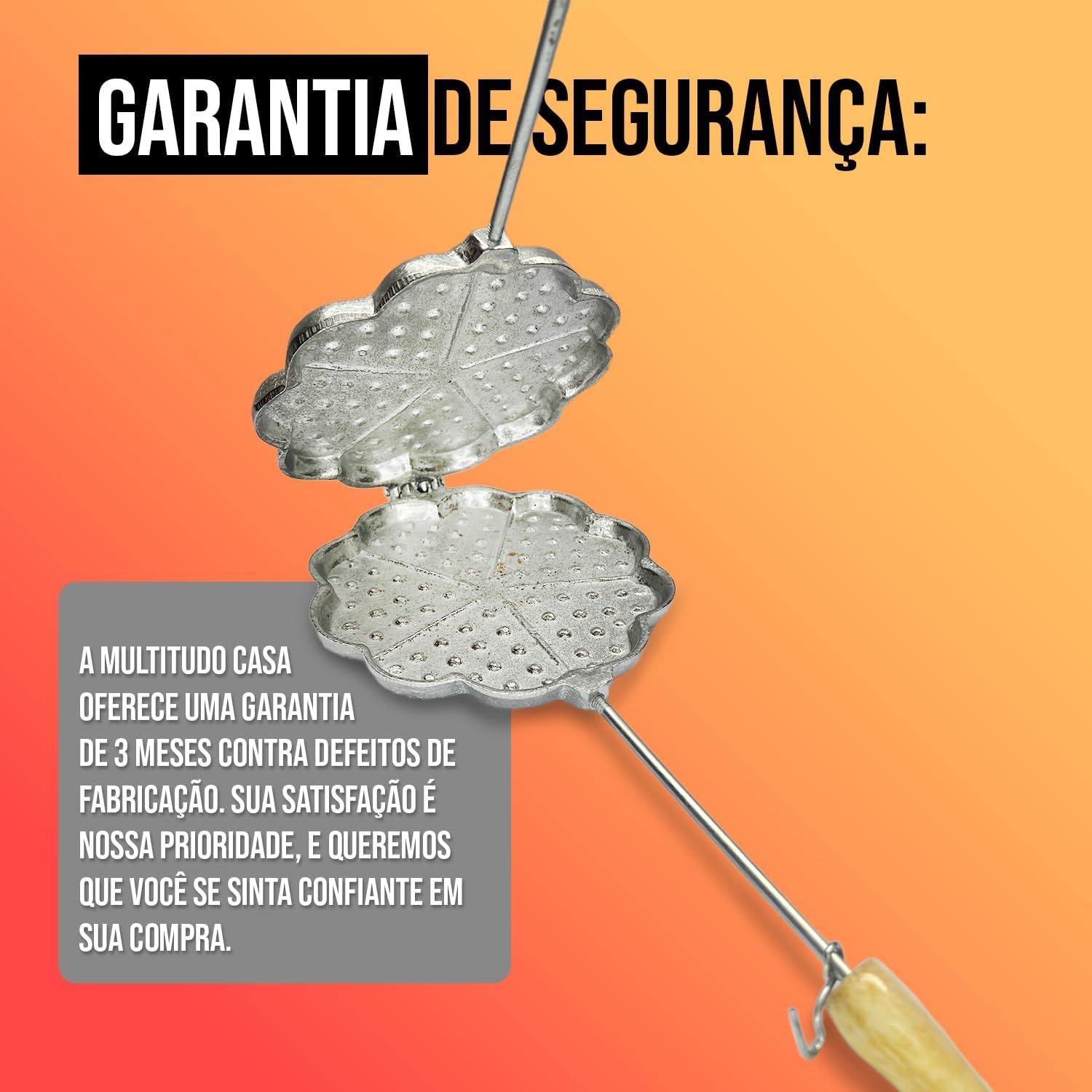 Sanduicheira Forma Flor de Waffle Crepe Para Fazer No Fogão - Imagem 6