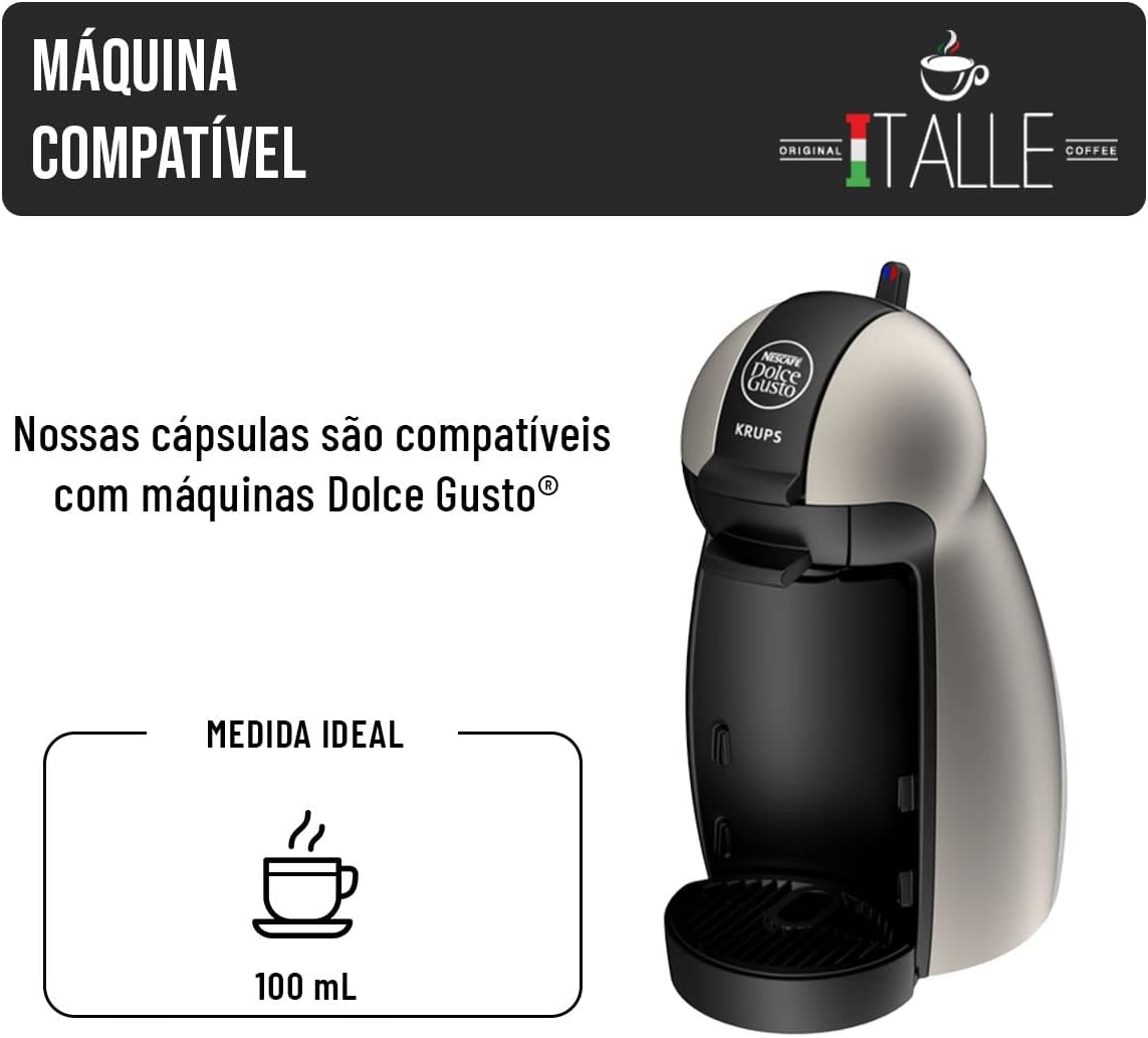 Capsulas Cafe Dolce Gusto Cafe Expresso Café Italle Veneza - Imagem 3