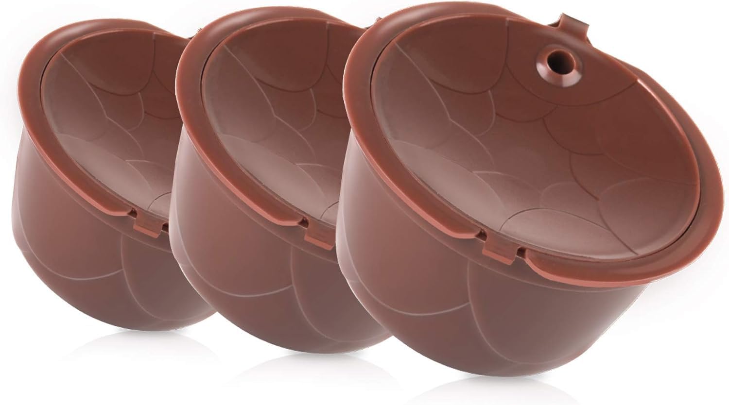 Kit 3 Cápsulas de Café Reutilizáveis Compatíveis com Dolce Gusto Ecológicas, Laváveis, com Medidor e Escova - Imagem 4