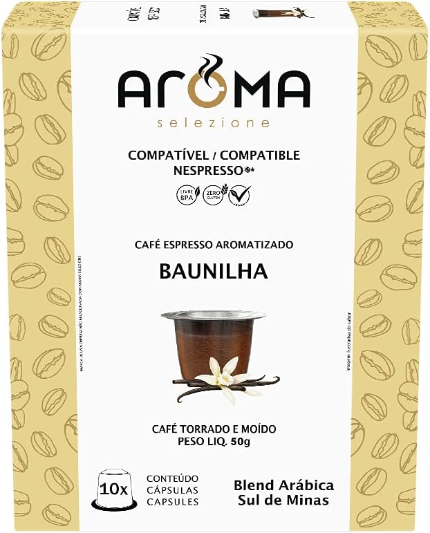 Aroma Selezione Capsulas Espresso Aromatizado Baunilha - Imagem 2